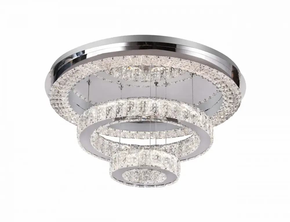 Hanging Rings Crystal Chandelier CH1