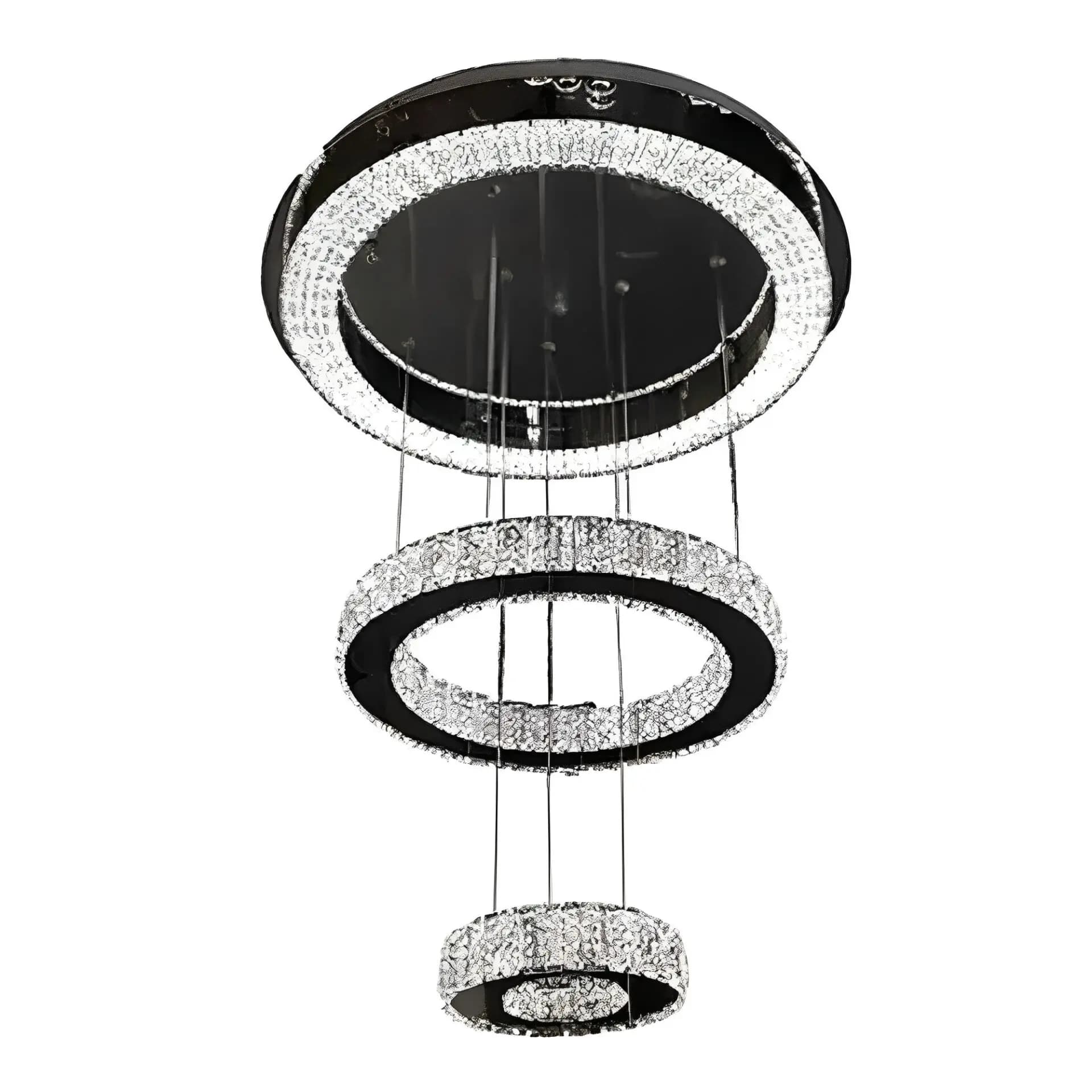 Hanging Rings Crystal Chandelier CH1
