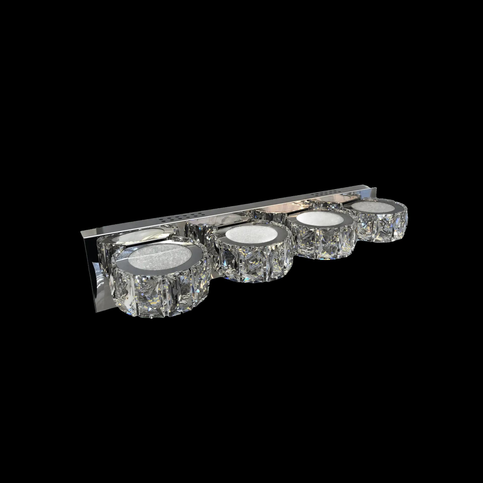 4 Round Crystal Wall Light CH31