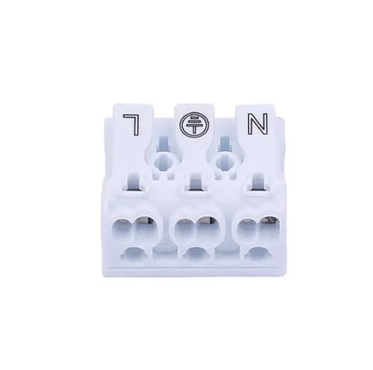 3 Way Push Wire Connector 863 series  (Pack of 10)
