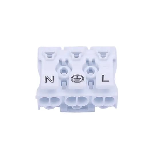3 Way Push Wire Connector 863 series  (Pack of 10)