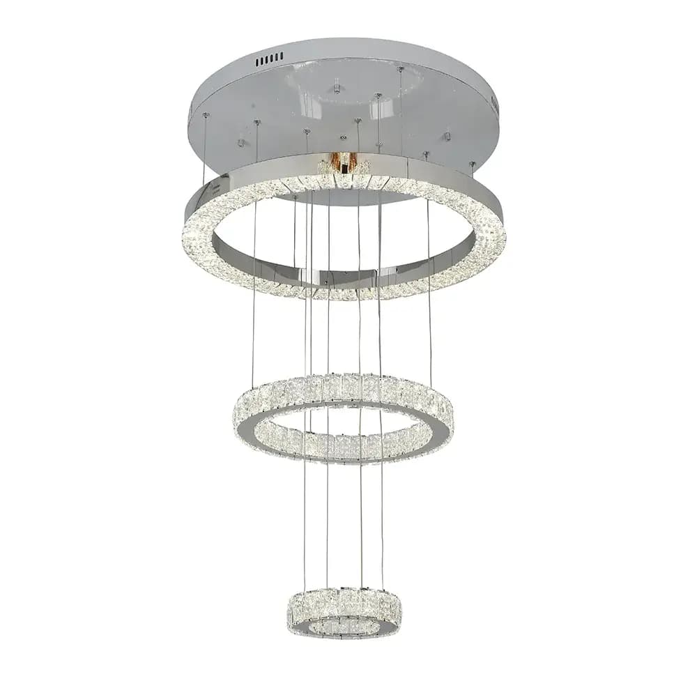 Hanging Rings Crystal Chandelier CH1