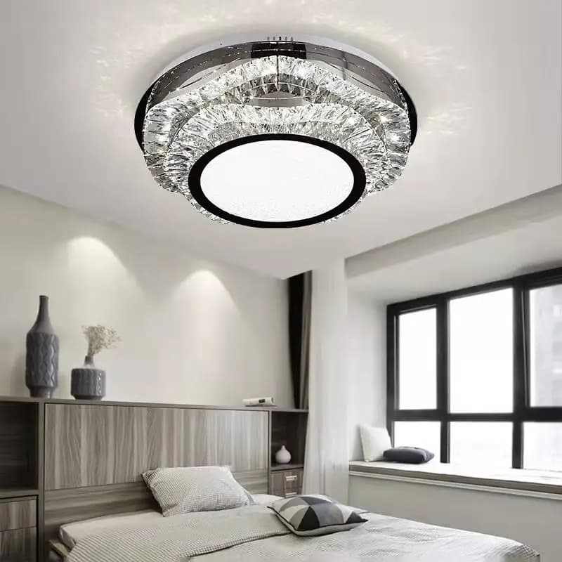 Circle Clear Crystal Chandelier - CH64