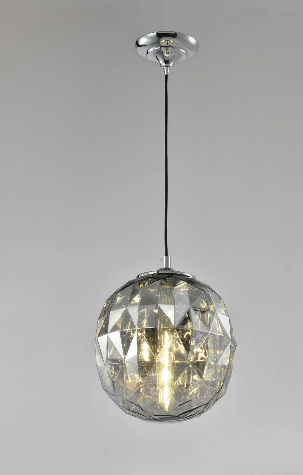 Chrome Glass Pendant Light - CP13