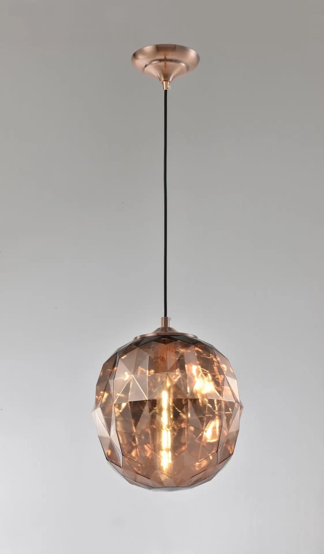 Rose Gold Glass Pendant Light - CP12