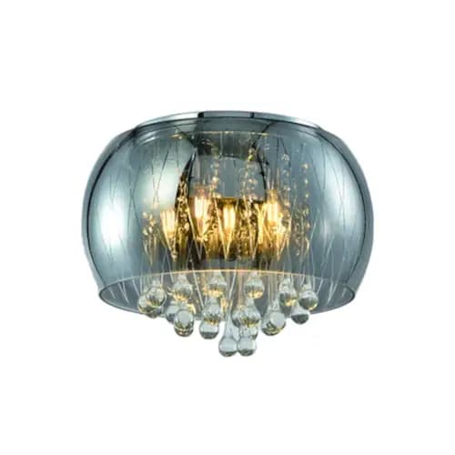 Smoke Grey Modern Pendant Ceiling Light - CP19