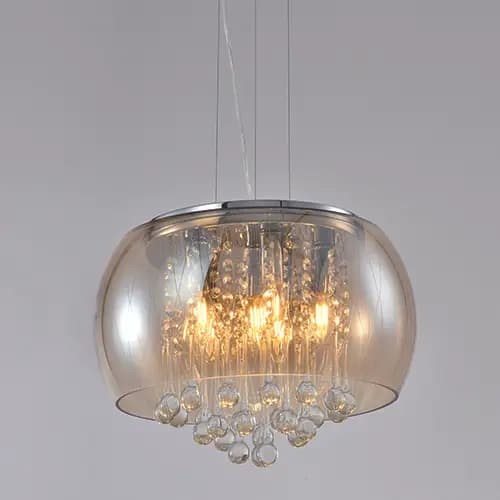 Amber Glass Modern Pendant Ceiling Light - CP20