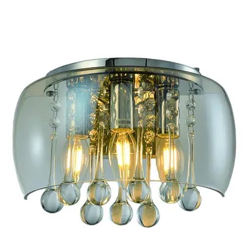 Amber Glass Modern Wall Light - CP22