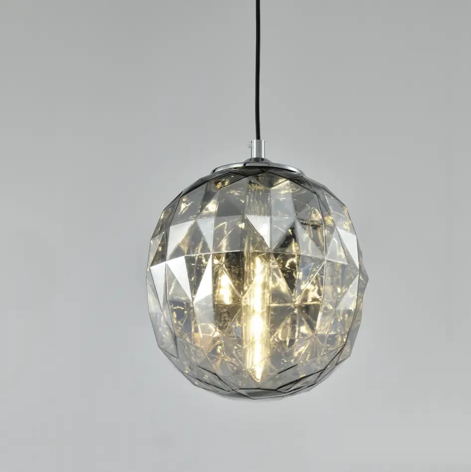 Chrome Glass Pendant Light - CP13