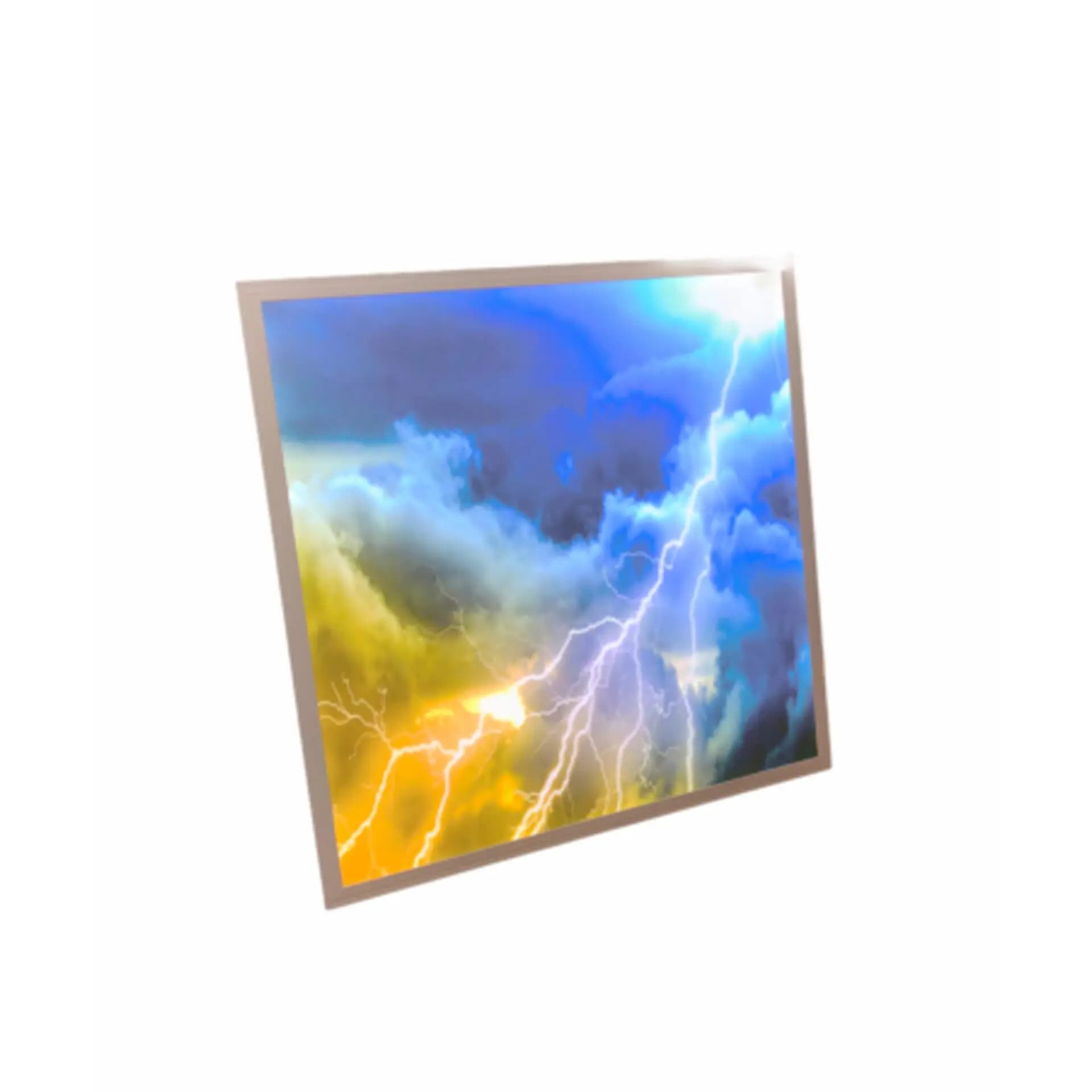 Storm &amp; Lightning LED Panel Light | 600 x 600mm | Anti-Yellowing