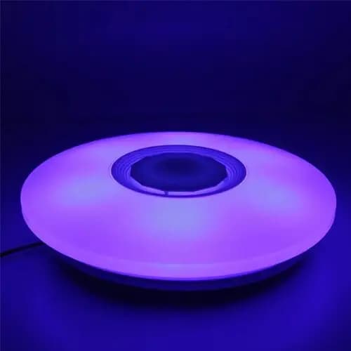 Smart Bluetooth Speaker Ceiling Light | Colour Changing RGB-W | App Control+ Remote Control