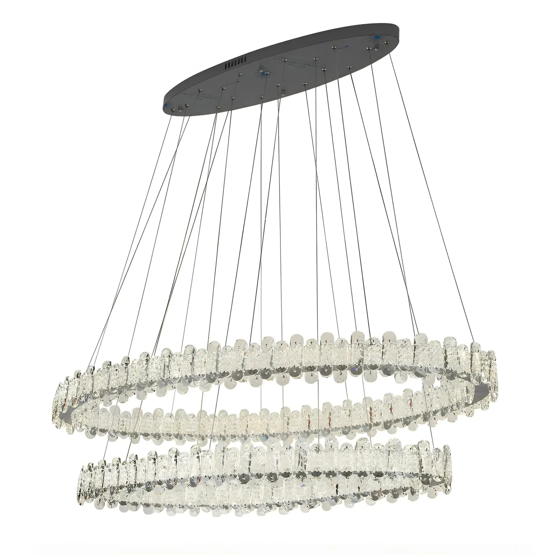 Oval Chandelier Crystal Dining Room- CH174-2