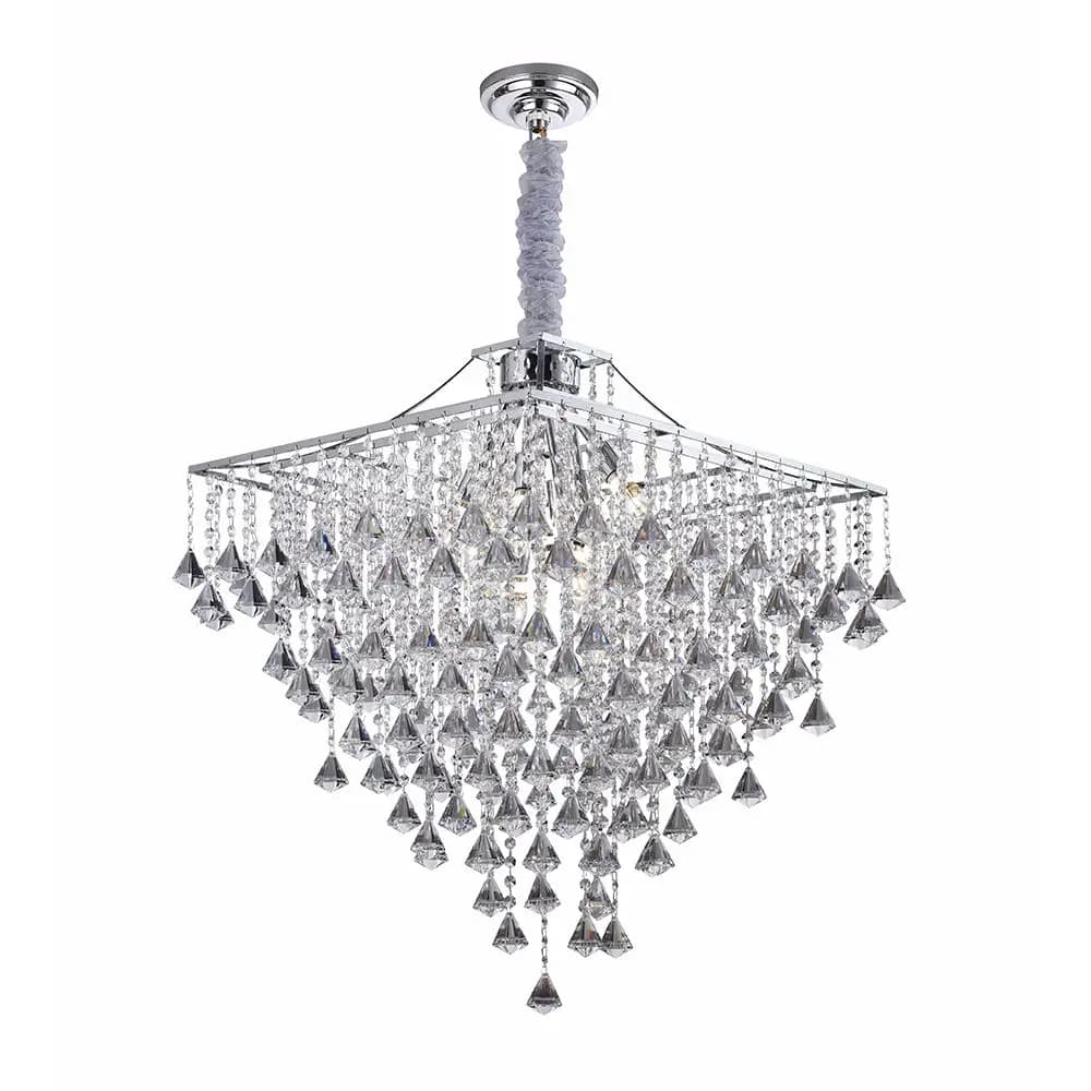 Hanging Crystal Chandelier Square - CH237S