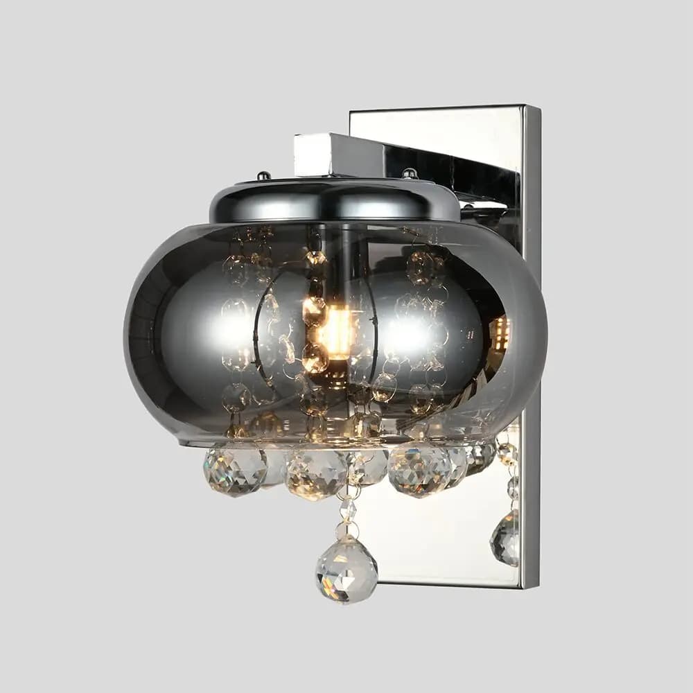 Single Smoke Grey Wall Light – CP57