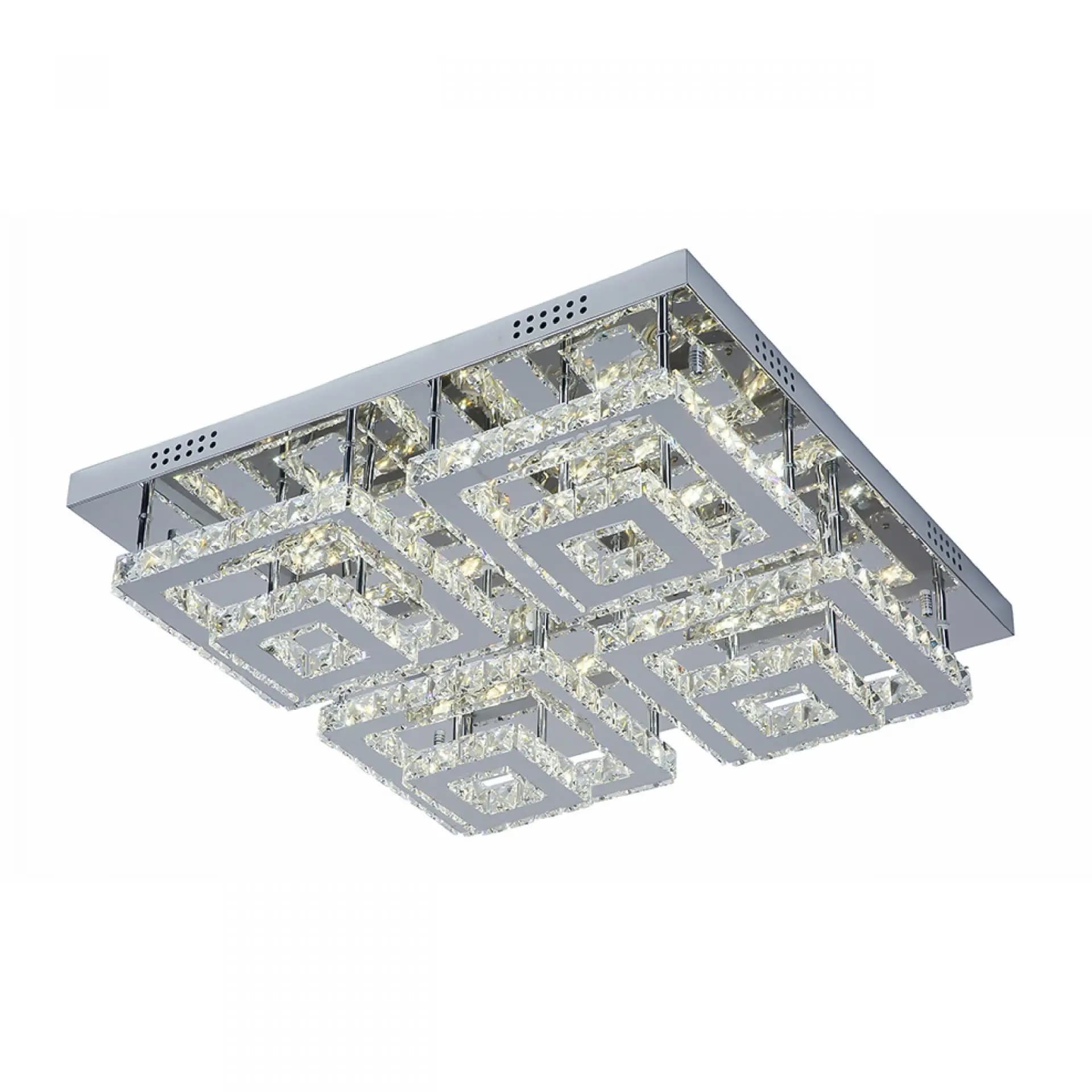 4 Square Crystal Chandelier - CH182