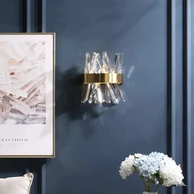 Simplicity Gold Crystal Wall Light - CH208-2G