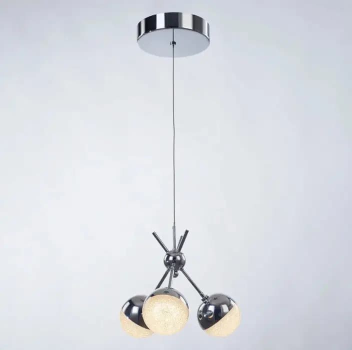 Ceiling Cluster Pendant with Sparkle Shades - Chrome - CH228-C
