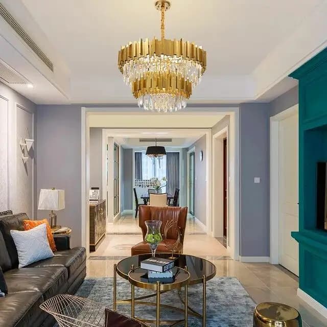Pendant Gold Ceiling Chandelier - CH232/16G