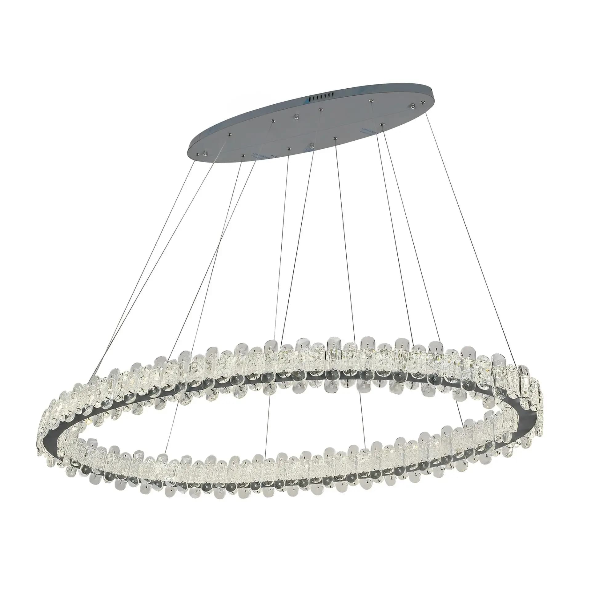 Dining Room Oval Chandelier Crystal- CH174-1