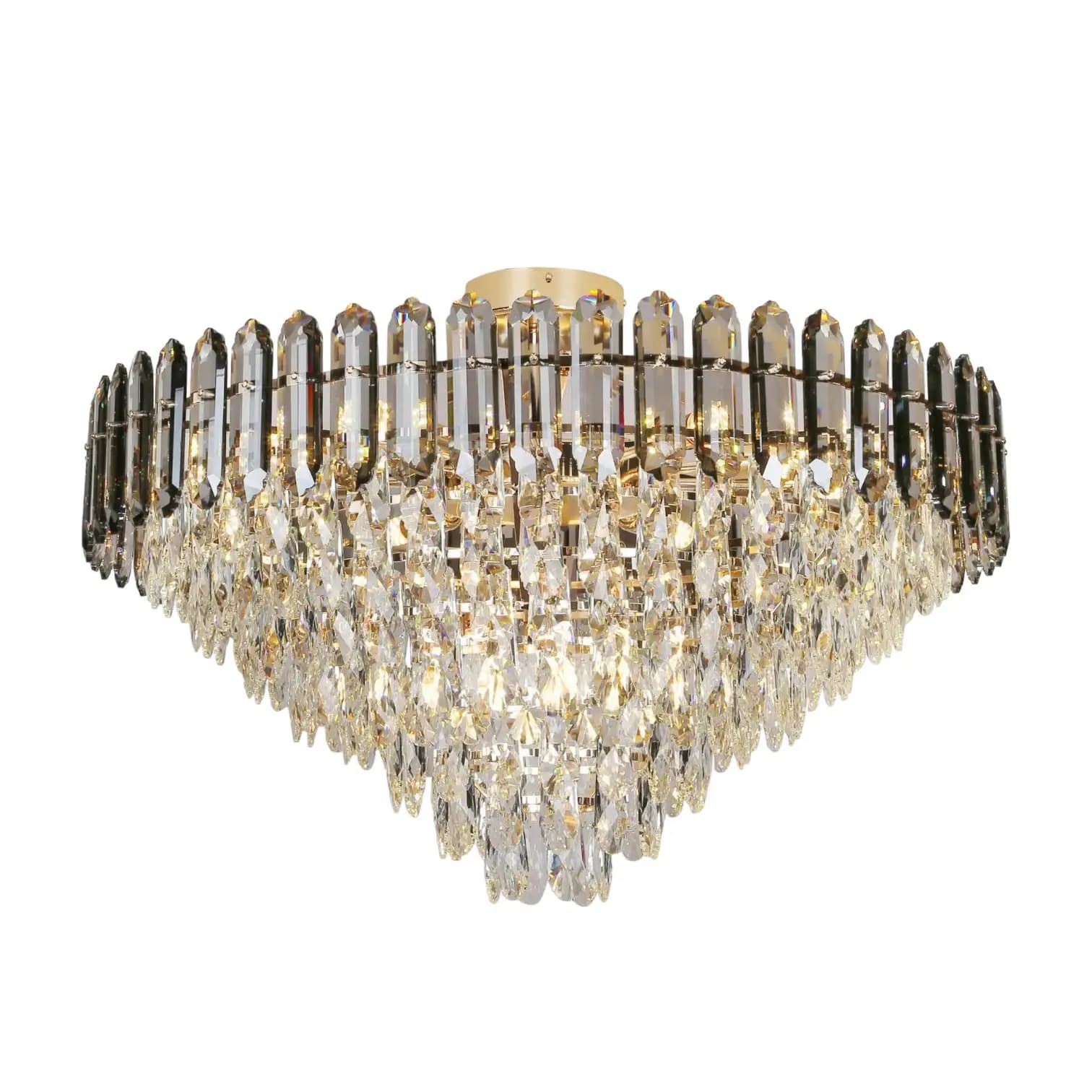 Sparkling Flush crystal ceiling Chandelier - CH234/12G-800