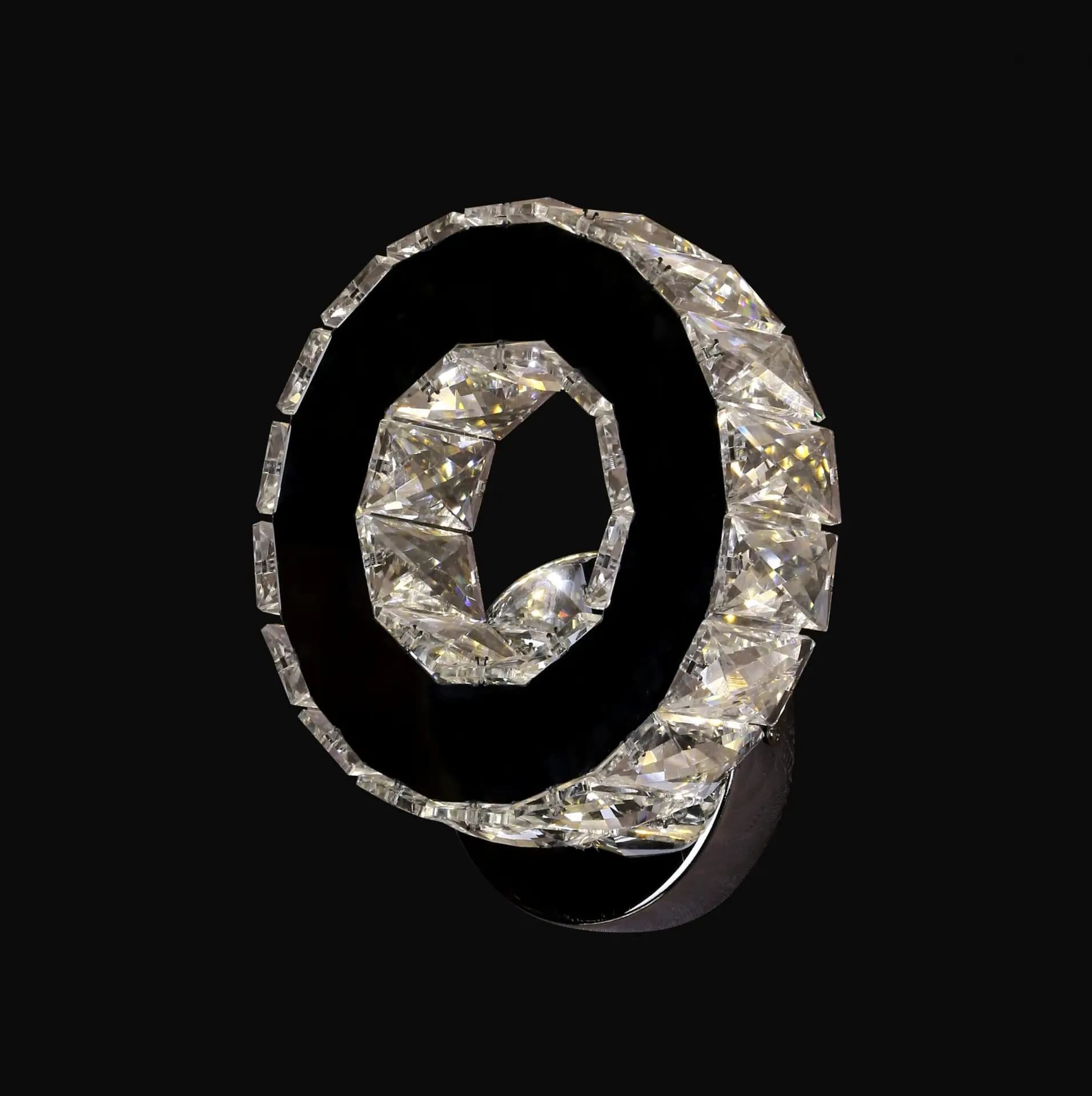 Crystal Wall Light Circular - CH91