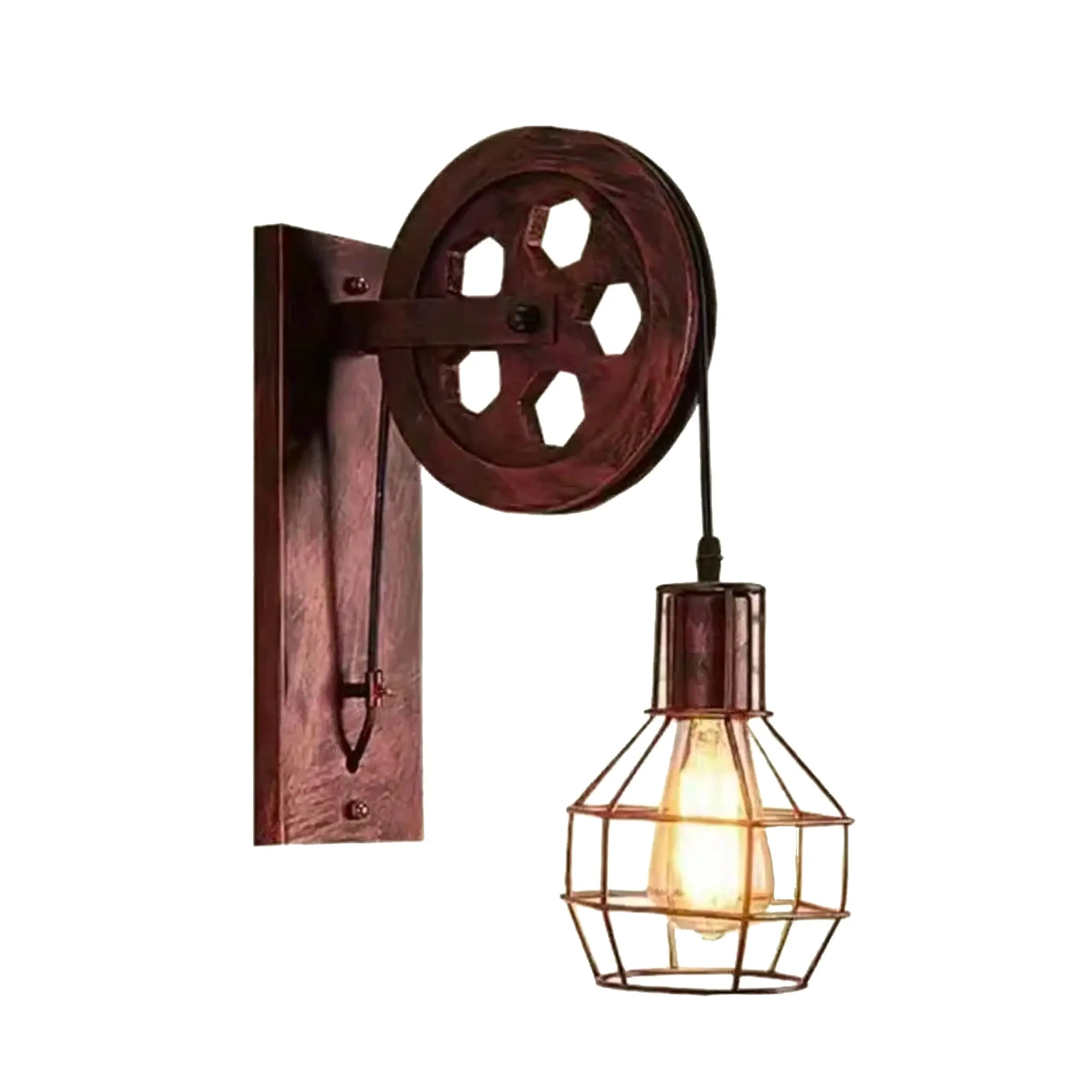 Lifting Pulley Vintage Lamp Wall Light - WL020-30