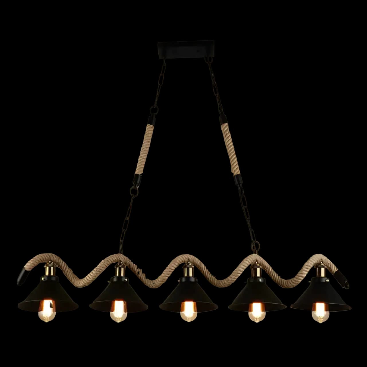 Industrial Style Bar Rope Chandelier CP103