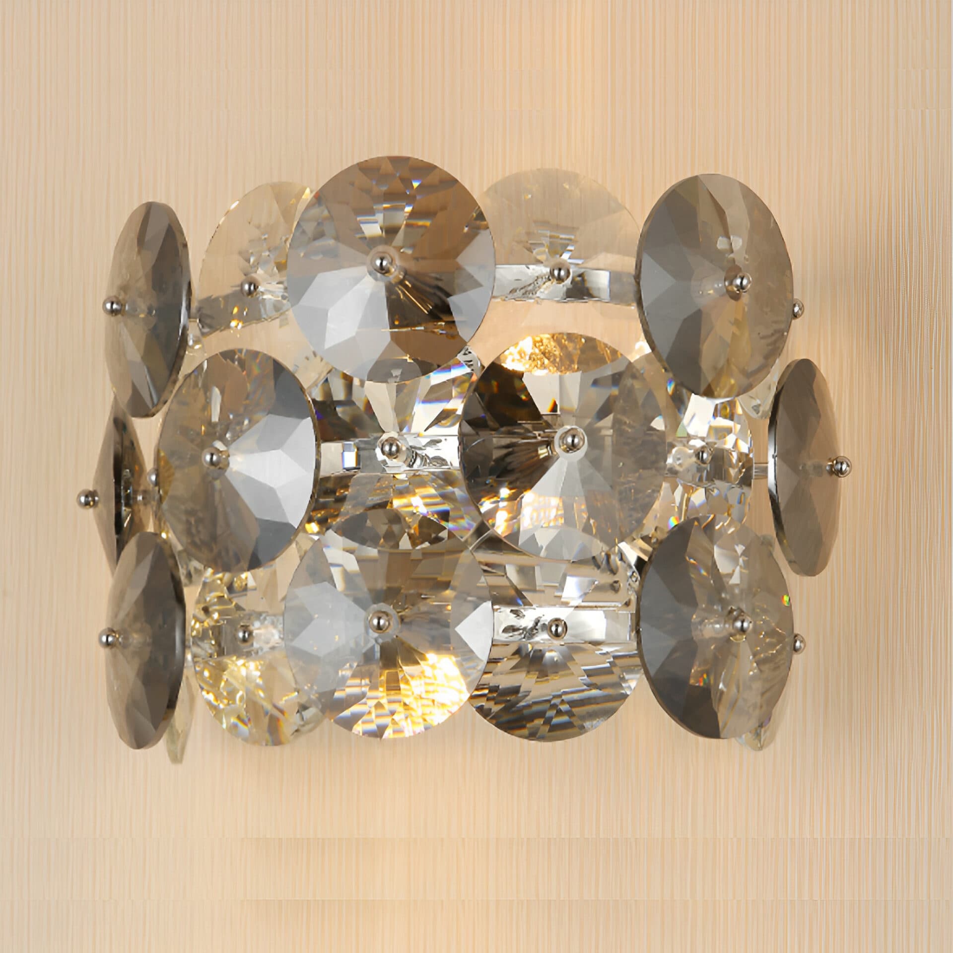 Circle Crystal Wall Sconce CH106/2