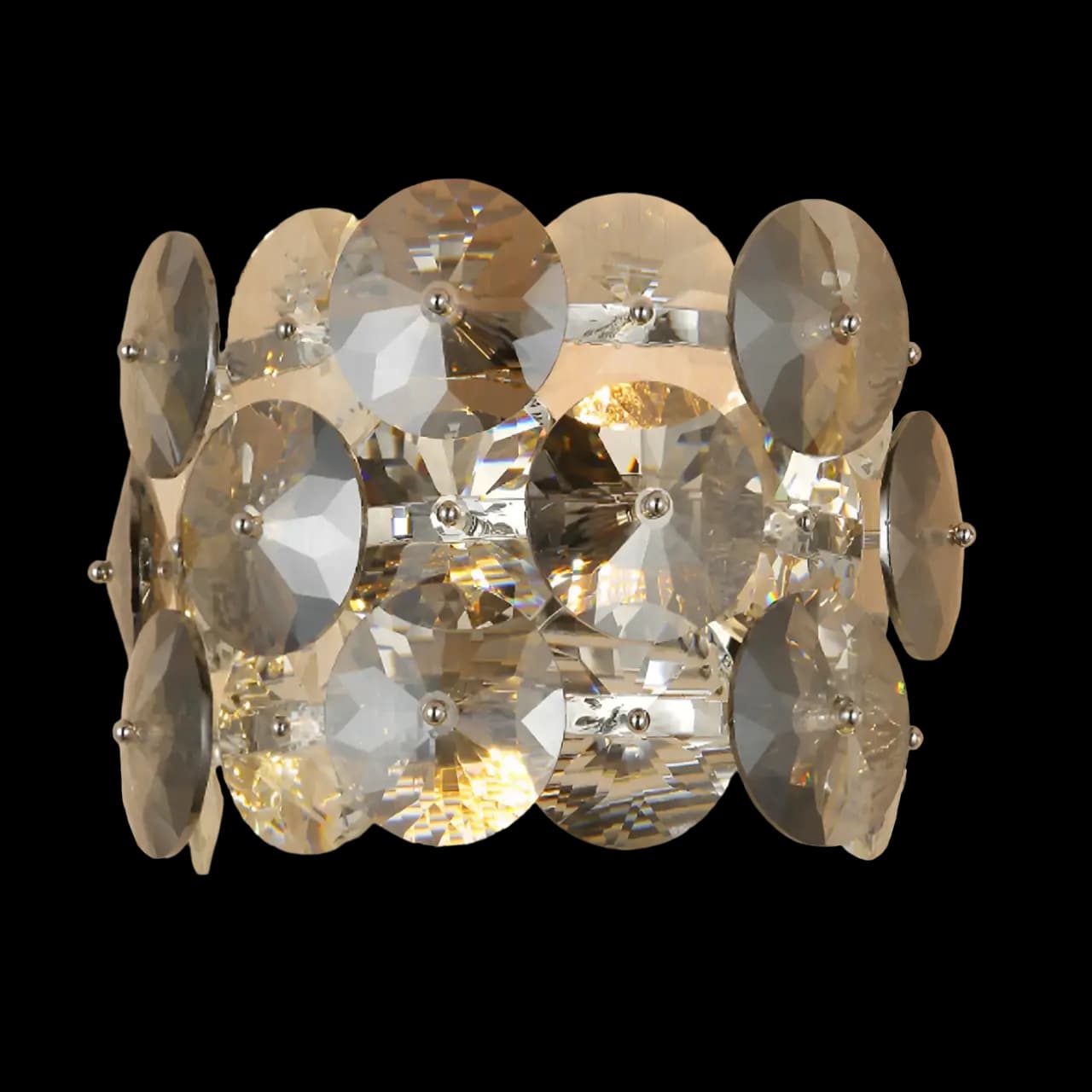 Circle Crystal Wall Sconce CH106/2