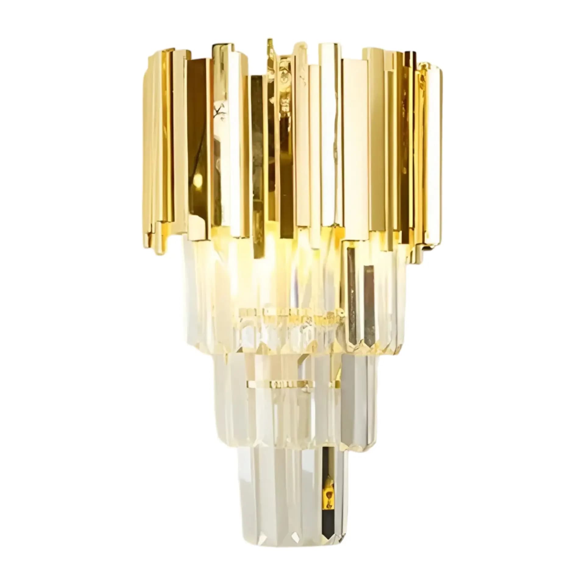 Crystal Gold Wall Light – CH232/3A