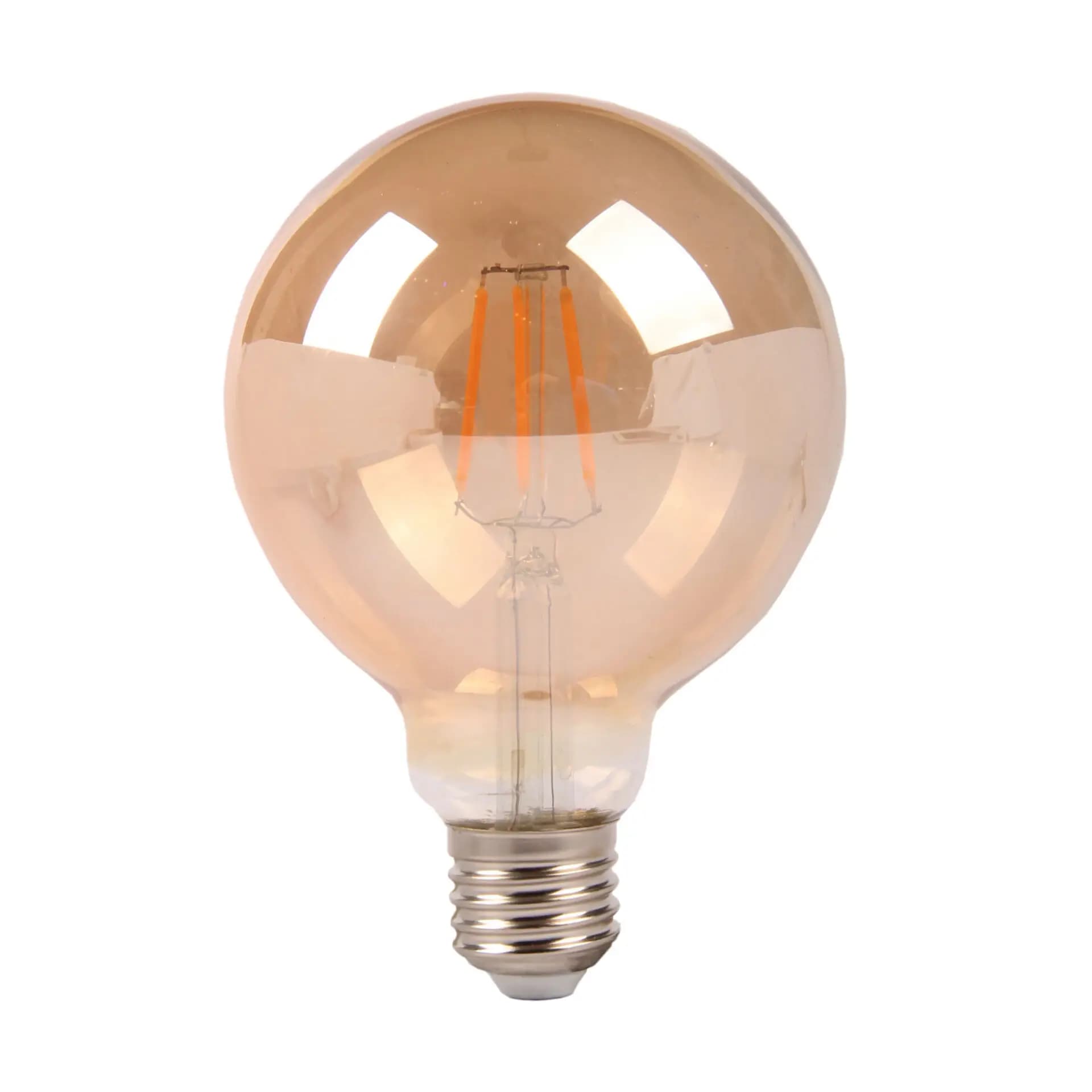 G95 LED Globe Filament Amber Bulb E27 - 5W - 2700K