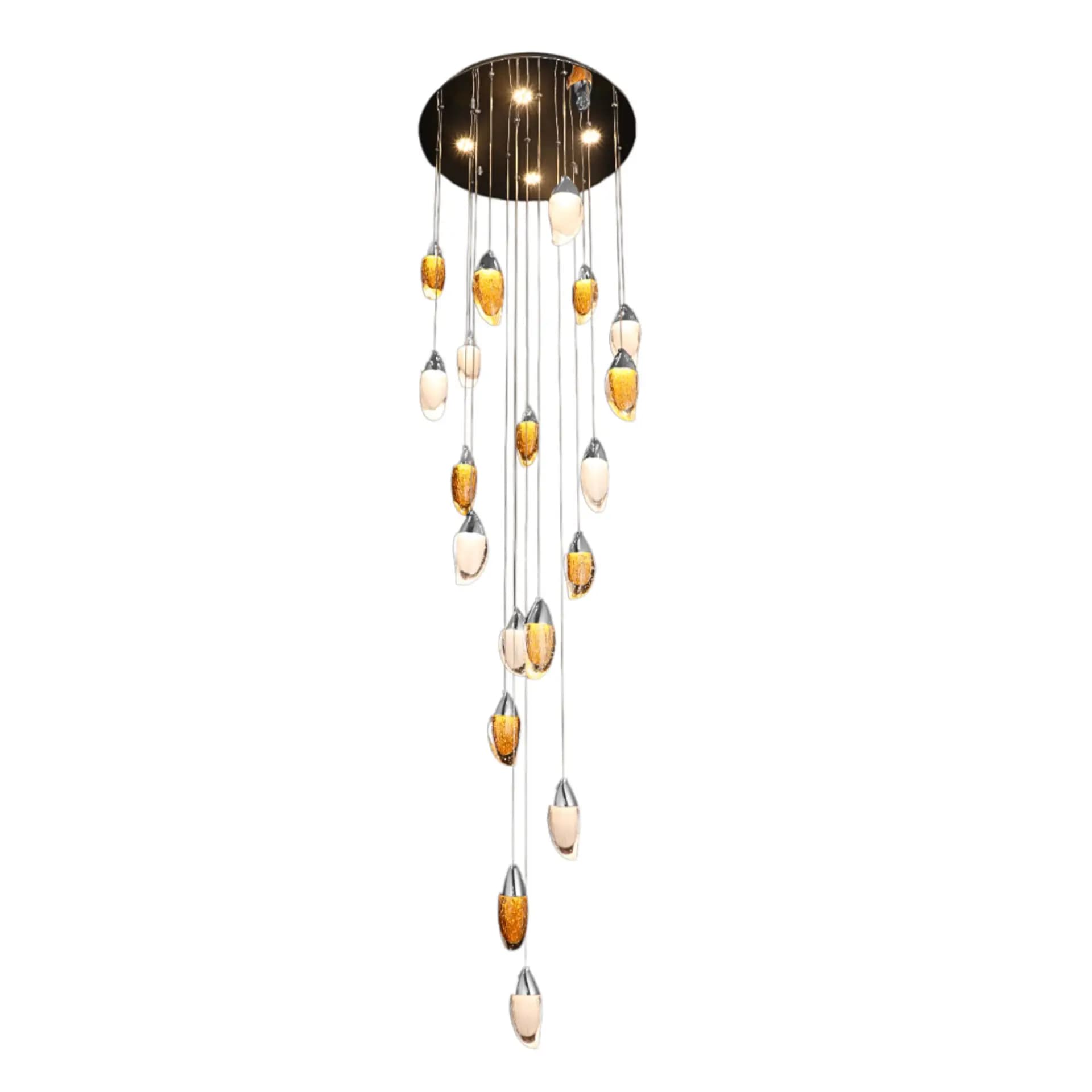 Modern Crystal Cluster Chandelier - CH263/19C