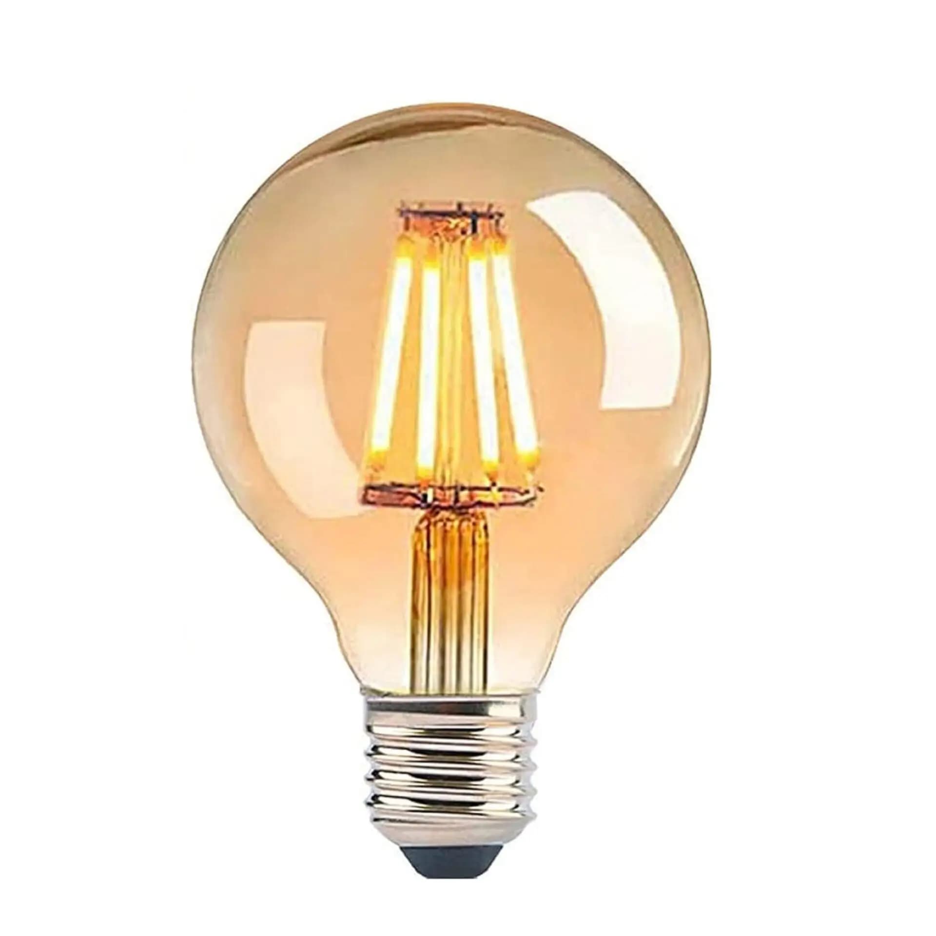 G95 LED Globe Filament Amber Bulb E27 - 5W - 2700K