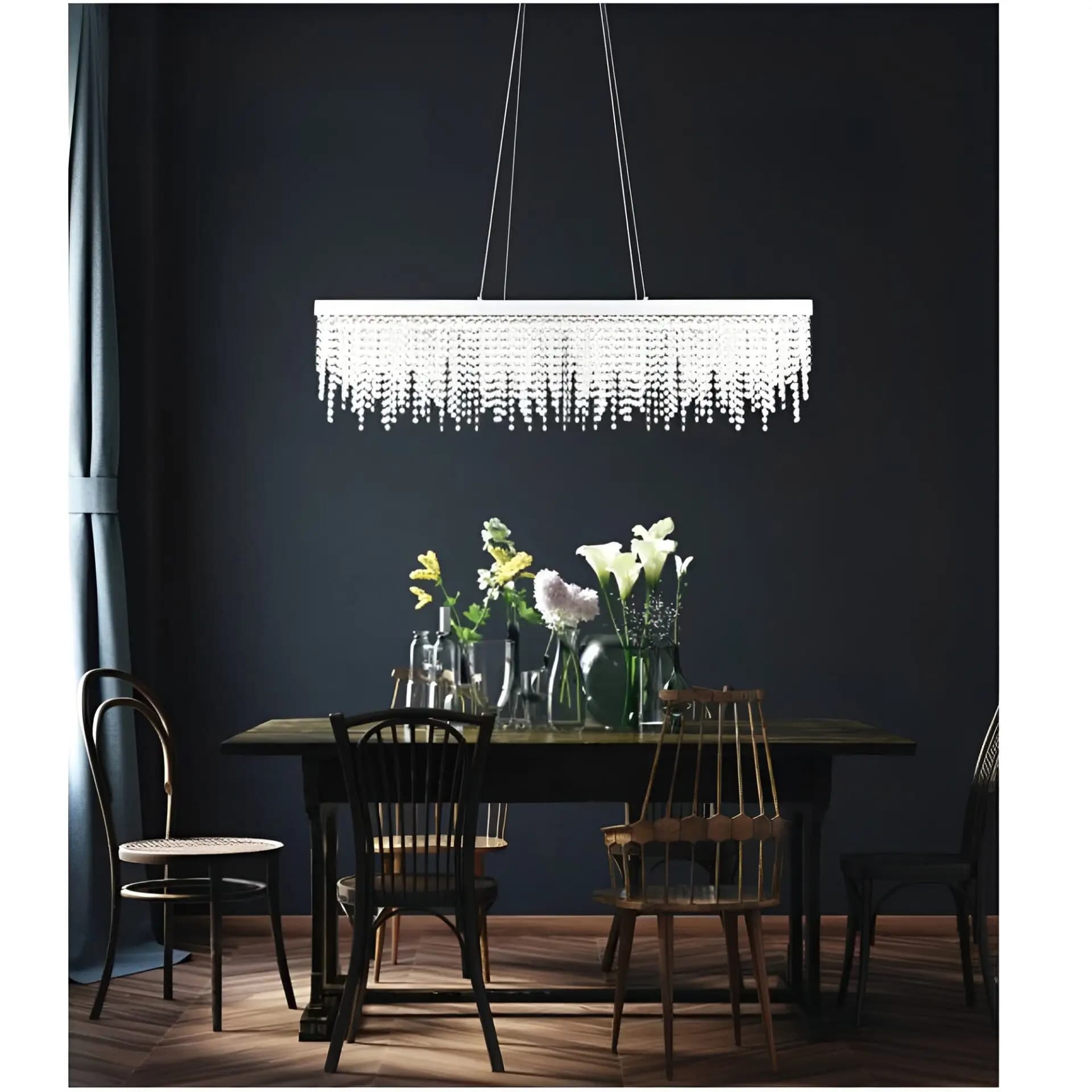 Rectangle Dining Crystal Chandelier CH265-1000C