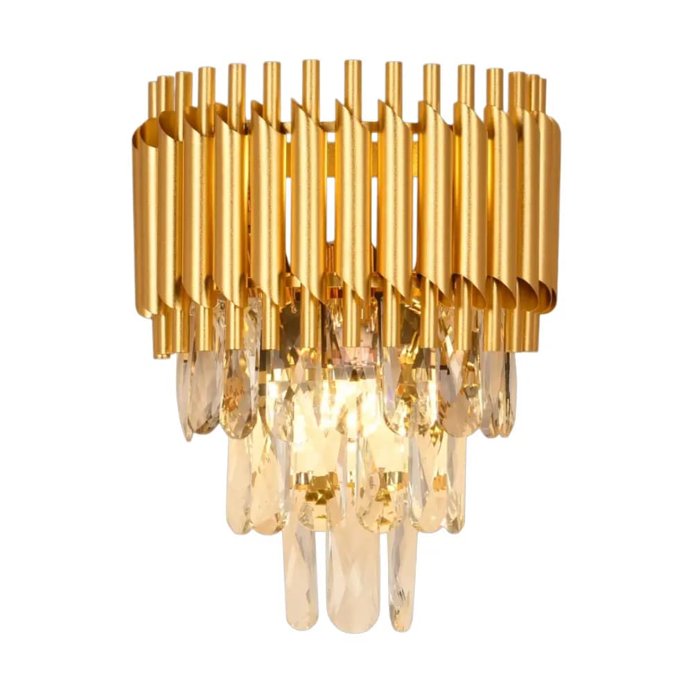 Luxurious Gold Crystal Wall Light CH44/3G