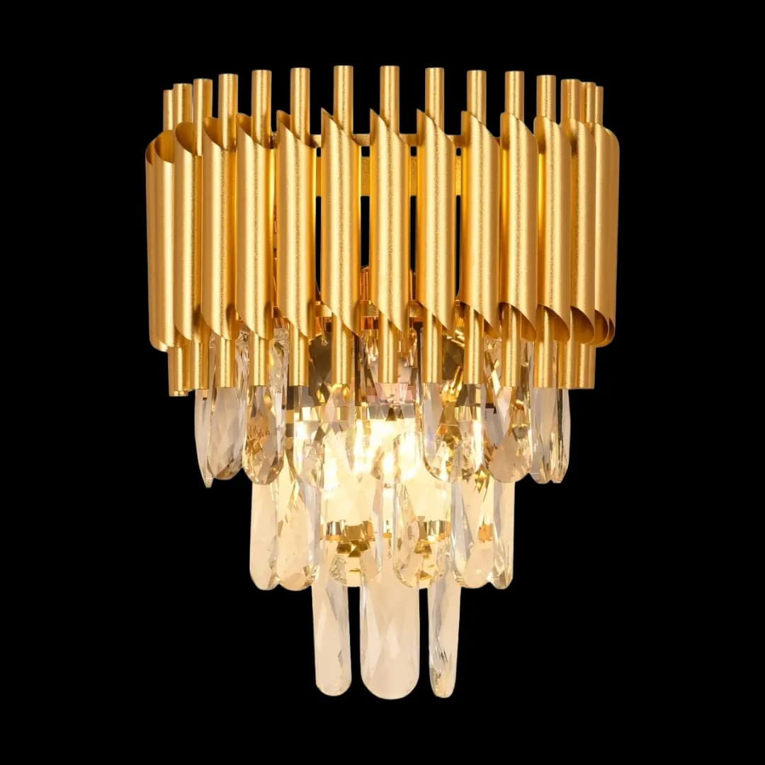 Luxurious Gold Crystal Wall Light CH44/3G