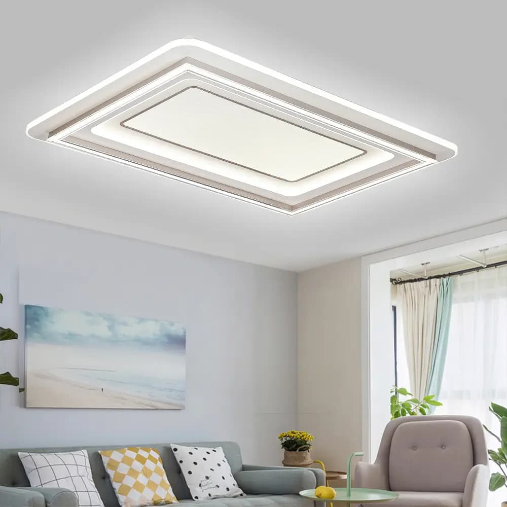 Modern Rectangle Flush Ceiling Light CP160