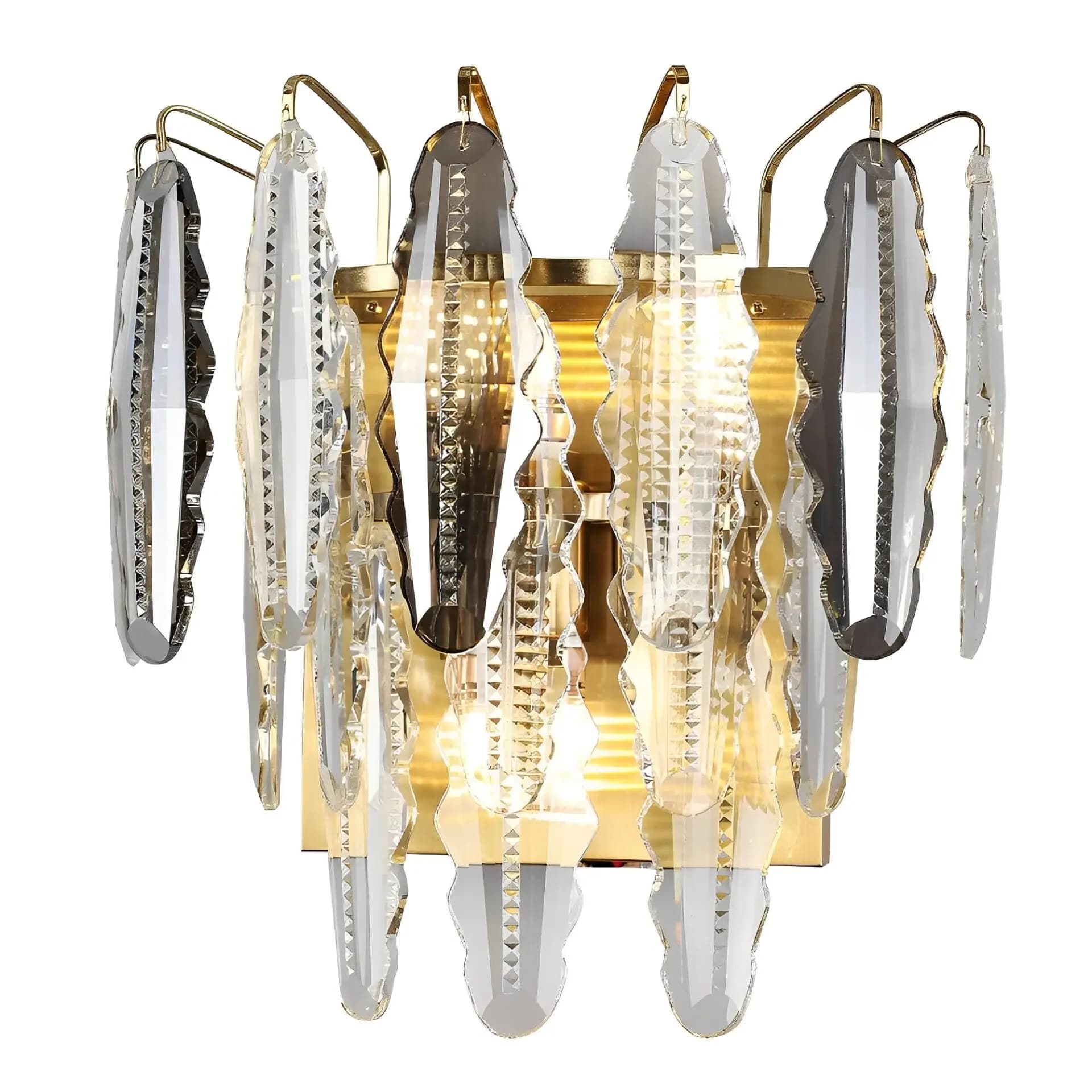 Gold Crystal Leaf Wall Light CH09/3G