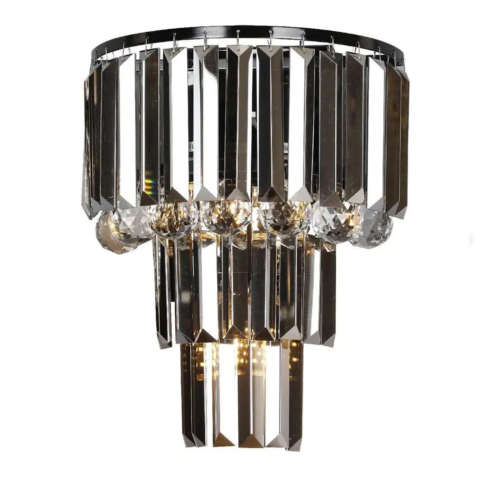 Black Crystal Wall Light CH38/3B