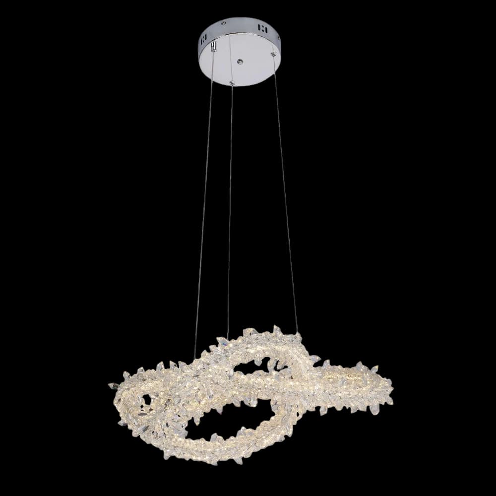 Hanging Ice Crystal Looped Chandelier CH14-580C