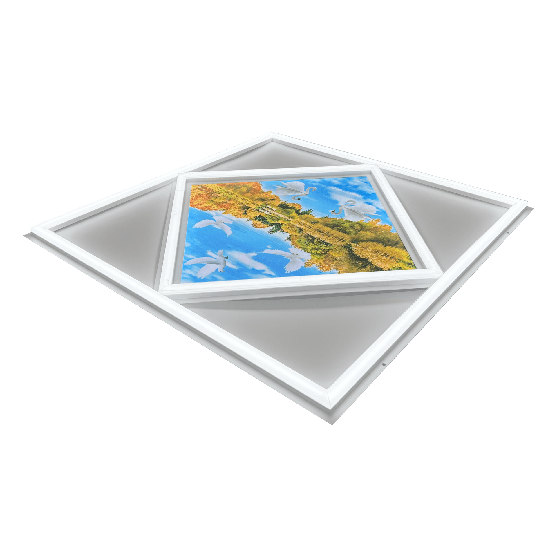 Diamond Shape Autumn LED Panel Light - 600mm X 600mm