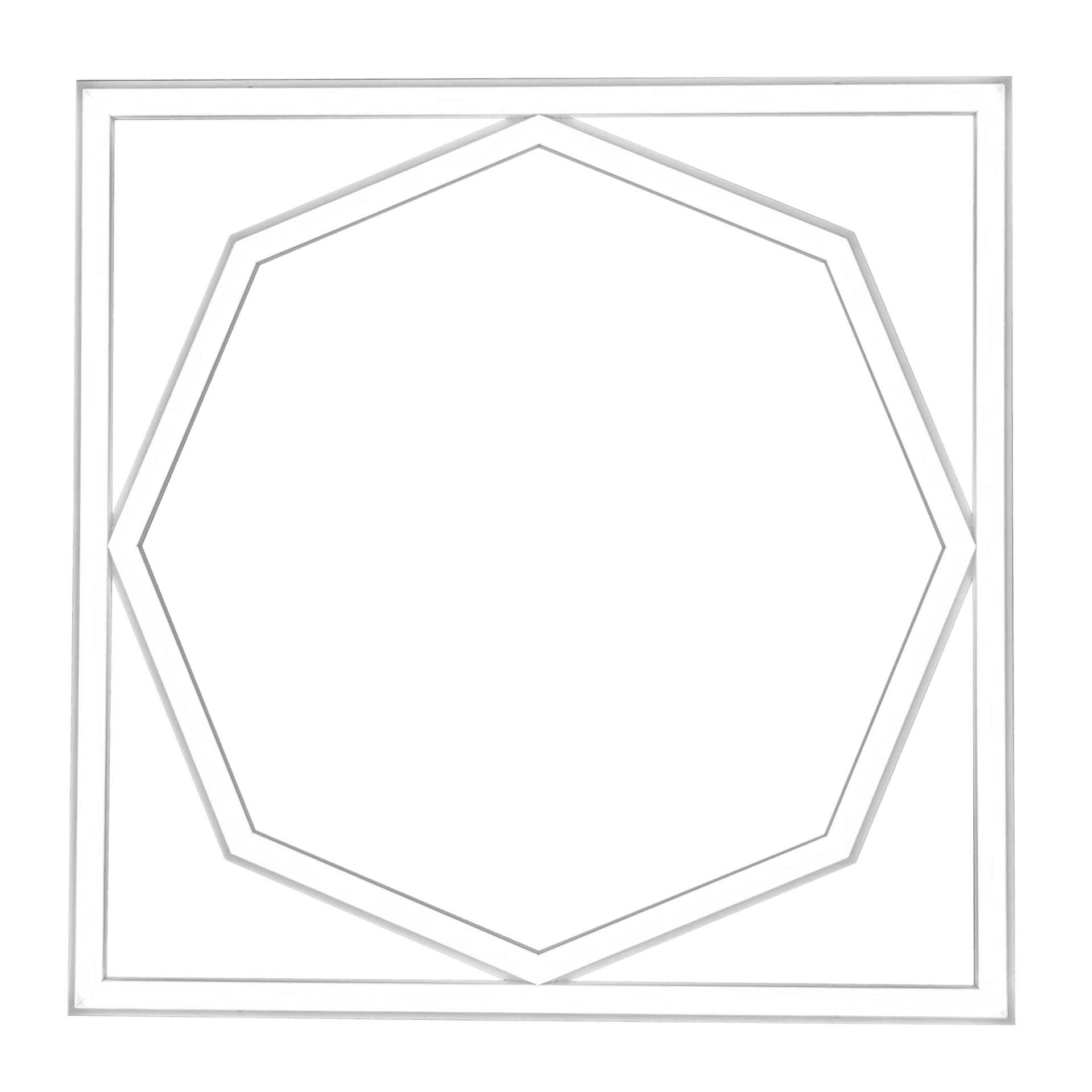 Ultra Bright Octagon Shape LED Ceiling Panel Light – Coolwhite 600 x 600mm