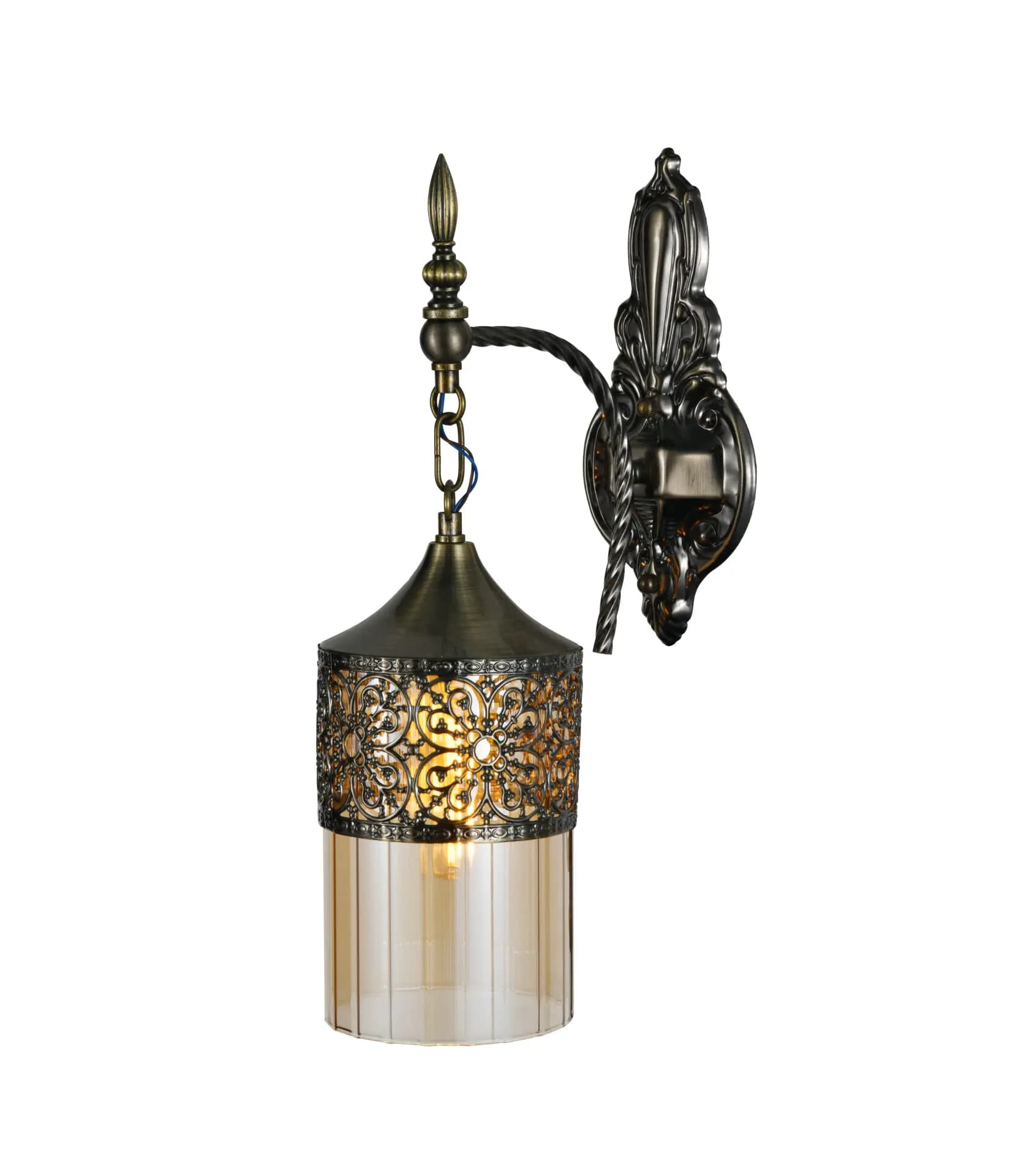 Turkish Moroccan Bronze Hanging Pendant Wall Light TUR017