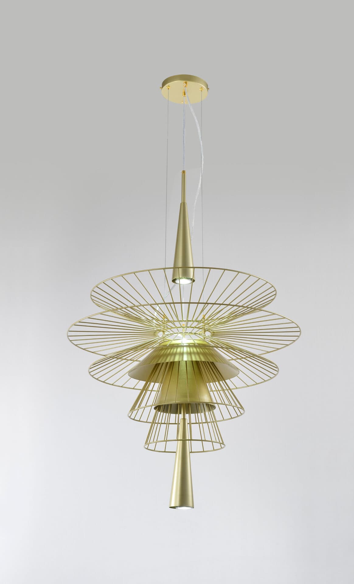 Modern Gold Flying Saucer Pendant Chandelier CP199