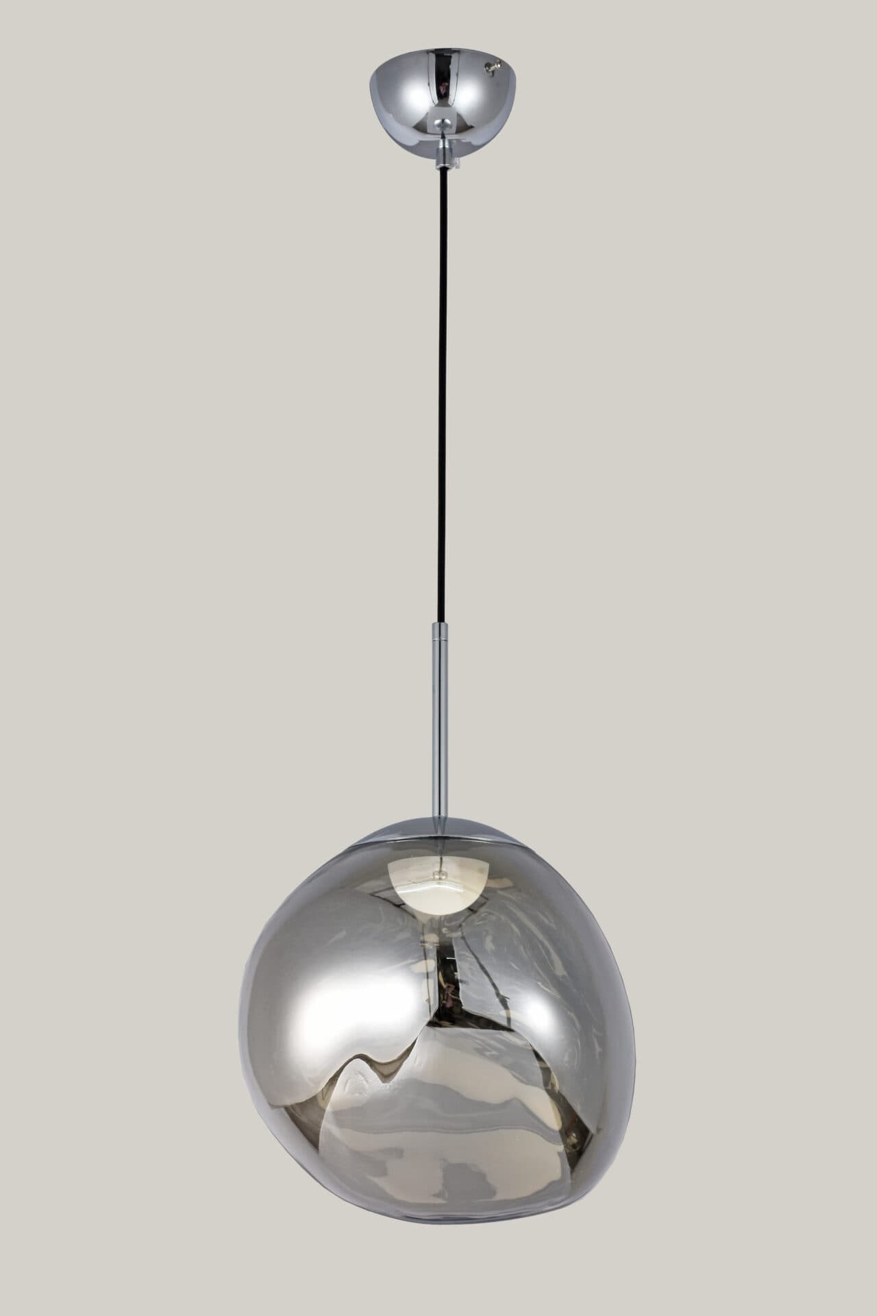 Smoky Organic Filament Chrome Pendant Light CP227