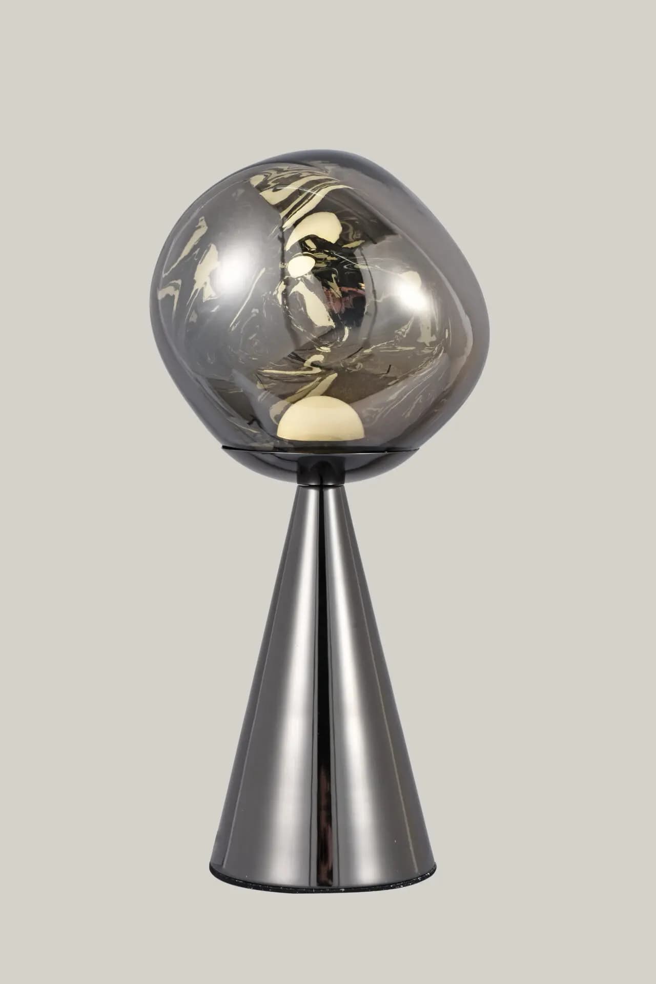 Smoky Organic Filament Black Floor Lamp CP229