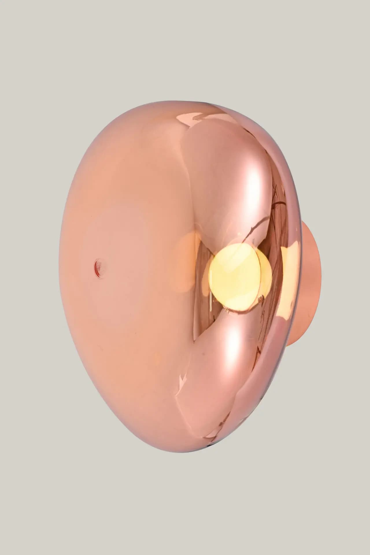 Rose Gold Organic Filament Door Knob Wall Light CP234