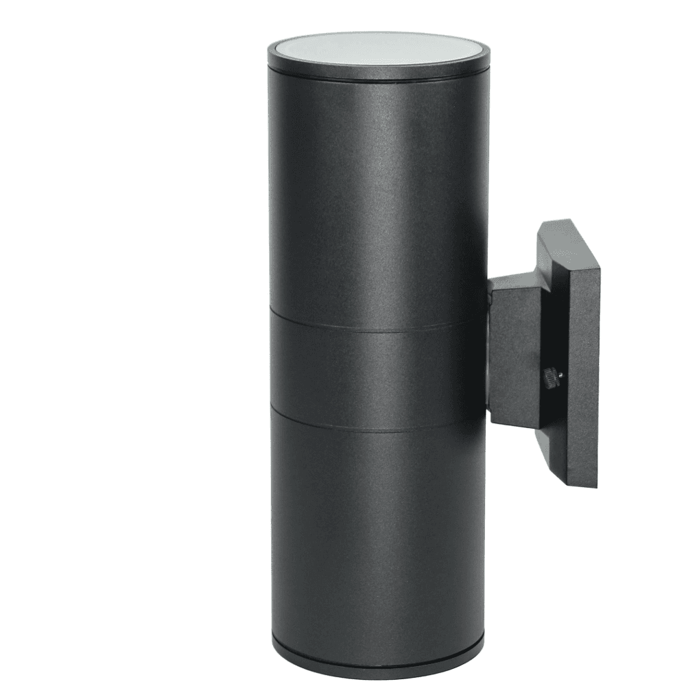 WL-B43/BL Modern Black Cylindrical Up/Down Wall Light