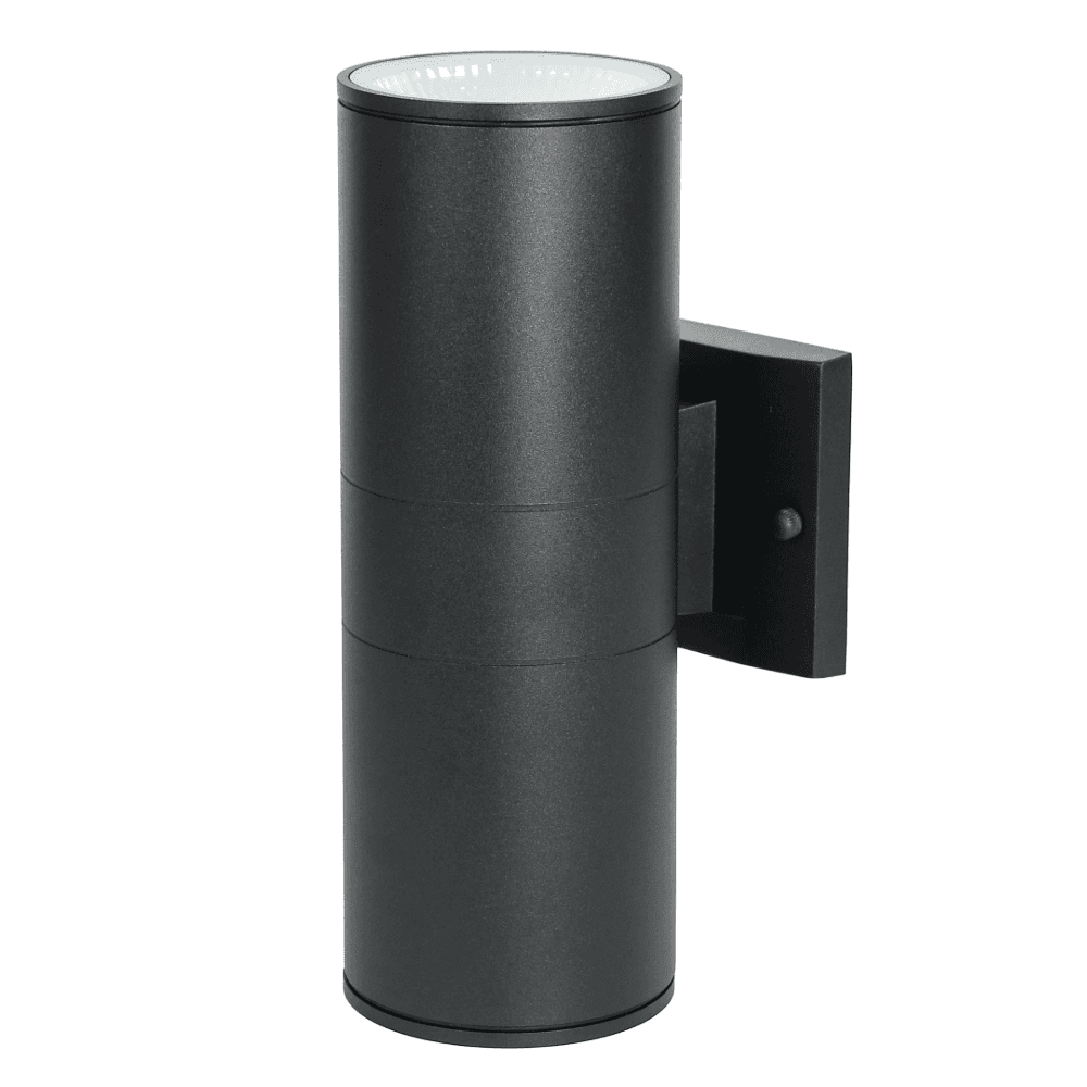 WL-L43/BL-3CCT Modern Black Cylindrical Up/Down Wall Light with 3CCT Technology