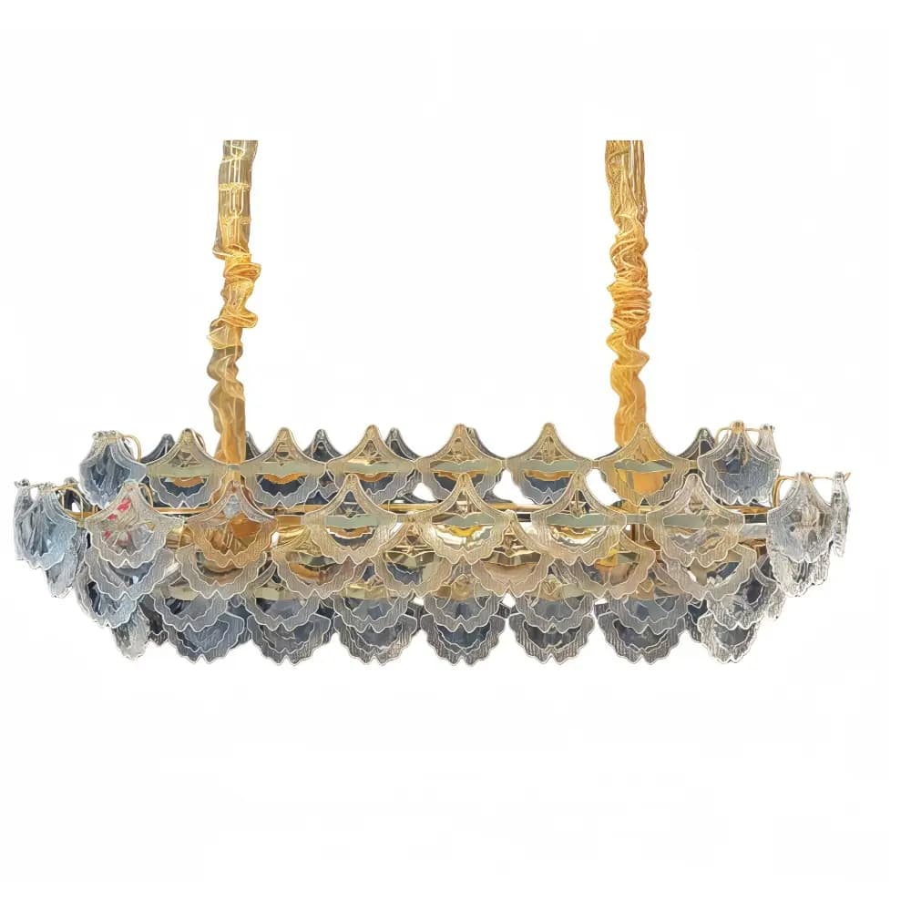 Grand French Gold Round Crystal Chandelier CH267 CH267/14G-1000*350